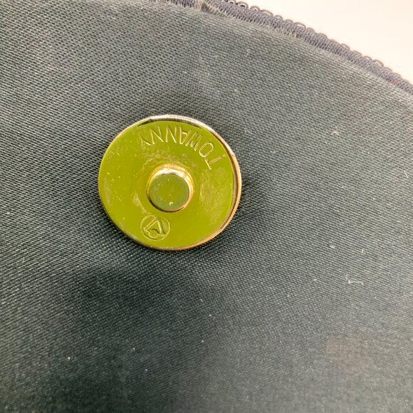 Towanny Vintage Black Sequin Beaded Embellished Handbag Crossbody - Picture 7 of 8